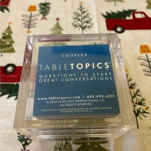 TableTopics for couples.